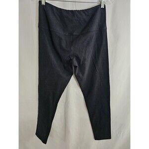 Natural Reflections Leggings Womens Black Knit Size Medium